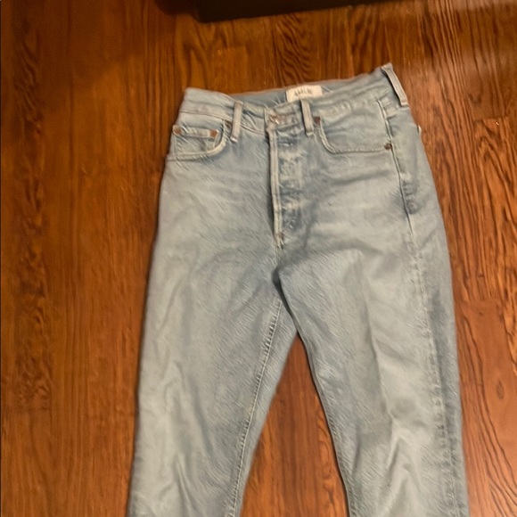 Agolde Sky Blue Denim Jeans - Picture 6 of 6